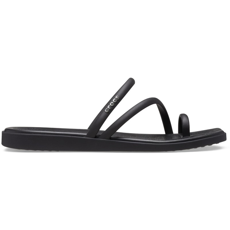 Crocs Women's Miami Toe Loop Sandal Black, 10