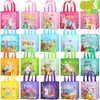Tudomro 60 Pieces Easter Tote Bags with Handles Bunny Non