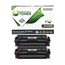 Renewable Toner Compatible High Yield Toner Cartridge Replacement for HP 414X W2020X Laser Printers M454dn M454dw M455dn M479dw MFP M479fdn MFP M479fdw MFP M480f MFP (2-Pack with Used OEM Chip)
