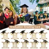 Einladung zur Abschlussfeier 2025,10PCS Einladungskarte für den Doktorhut Graduation Glückwünsche