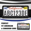 Black Leopard Print License Plate Frame Cheetah Animal Print License