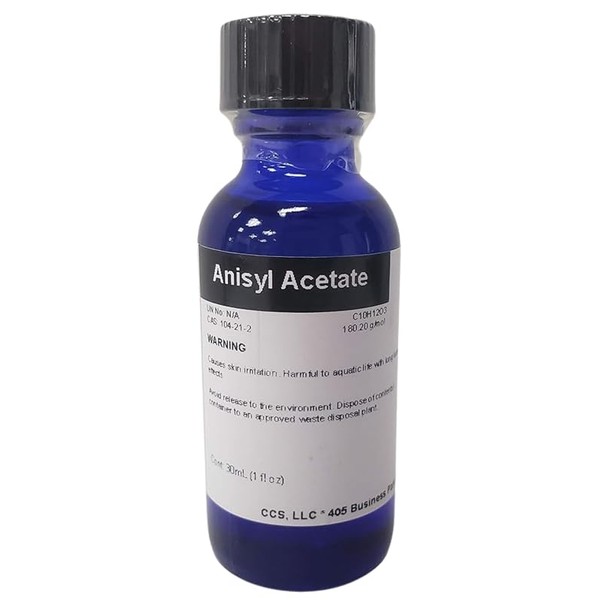 Anisyl Acetate High Purity Fragrance/Aroma Compound 30ml (1 fl oz)
