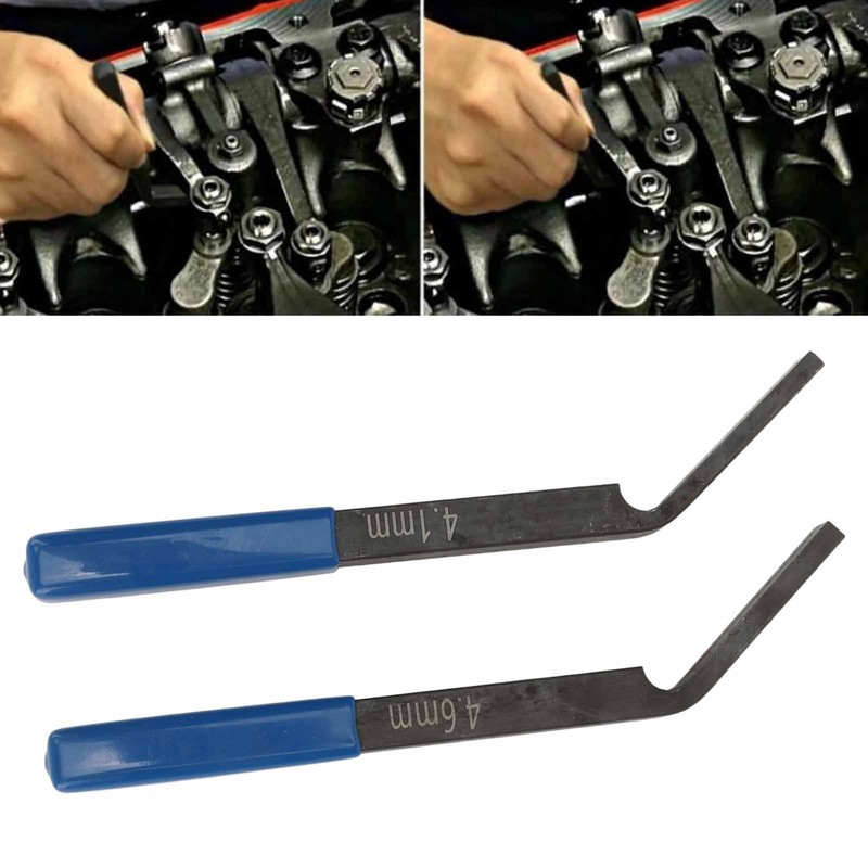 2Pcs Engine Brake Adjustment Tool W470589042300 Jake Brake Feeler Gauge
