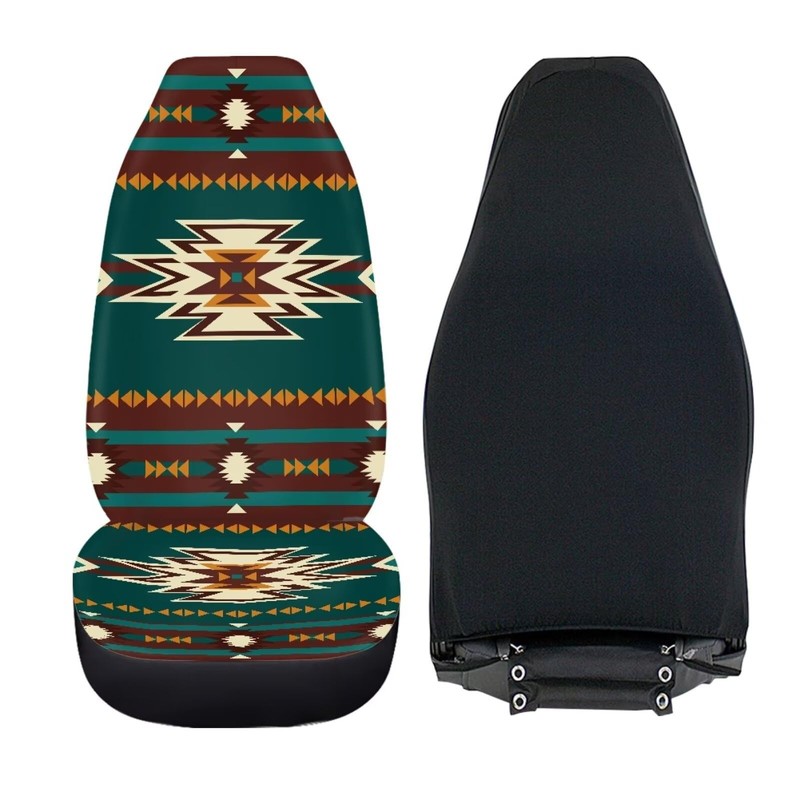 Brosoneto Tribal Aztec Seat Covers for Cars Front Seat, Two