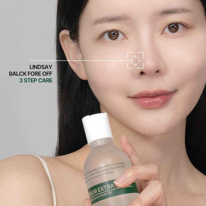 Lindsay Sebum softener, pore tightening, blackhead removal, facial exfoliation, sebum