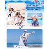 Geyoga Sailor Hat and Scarf Set for Women Men Sailor