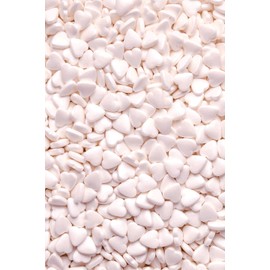 SPRINKLY - Tablet Hearts - White - 500g