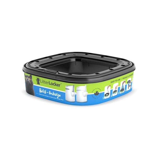 LitterLocker LLD-1R Design and Design Plus Refill Locker, Blue