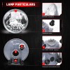 CHUSYYRAY 2x Round LED Fog Lights For 2007-2014 Chevy Tahoe