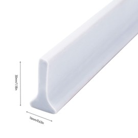 Shower Threshold Water Barrier 79 Inch,Wet Room Floor Water Barrier,Easy to Cut,Shower Splash Guard Floor Barrier Threshold Water Dam Retention System for Bathroom Kitchen Wet and Dry Separation