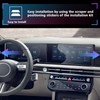 SXCY for 2025 Hyundai Tucson Screen Protector [6PCS Apart, Dash+GPS+AC]