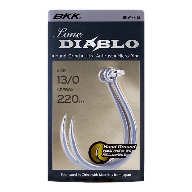 BKK Lone Diablo Ultra Antirust 3/0# Single Hook