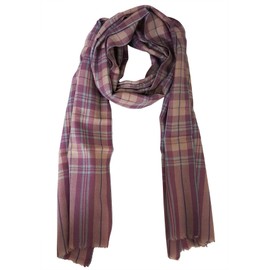 Mehrunnisa Handcrafted Pure Cashmere Pashmina Wool Muffler Wrap – Unisex (Amethyst Lavender)