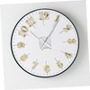 ABOOFAN 4 Set DIY Arabic Clock Numerals Wall Clock Kit