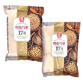 새마원 소연 17곡미숫가루 아침 식사대용 선식 곡물쉐이크, 1kg, 2개 Saemawon 17 Grain Misutgaru Breakfast Replacement Grain Shake, 1kg, 2 pieces