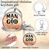Aurelema 15 Sets Fathers Day Keychain Gifts for Church Man