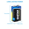 EASTAR BTS 9V Batteries, 9 Volt Battery Ultra Long Lasting