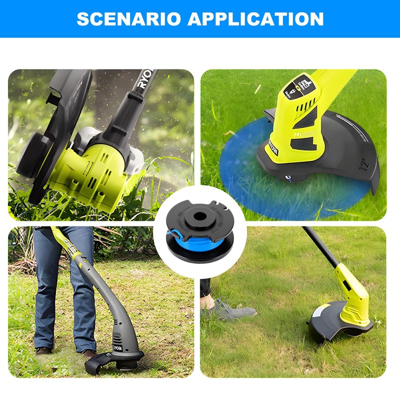 AOZBZ Set of 12 grass trimmer line with Ryobi One+