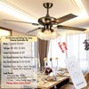 QIACHIP Universal Ceiling Fan and Lights Wireless Remote Control Kit