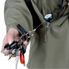 ShaYuLaLa Bicycle Key Wire with Reel, Stretchable Key Chain, Neck