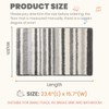 Scandinavian Bath Mat Non Slip Super Absorbent Bathroom Soft Microfiber