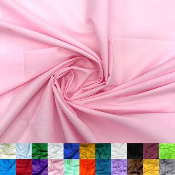 Ice Fabrics Cotton Polyester Broadcloth Fabric by The Yard -