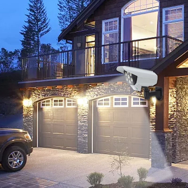 Solar Induction Light Security Camera Shape High Safety IP64 Waterproof