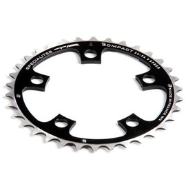 ATAT-1 Spécialités TA Compact 94pcd 5 Arm 9 Speed Chainring, Black, Outer 42T