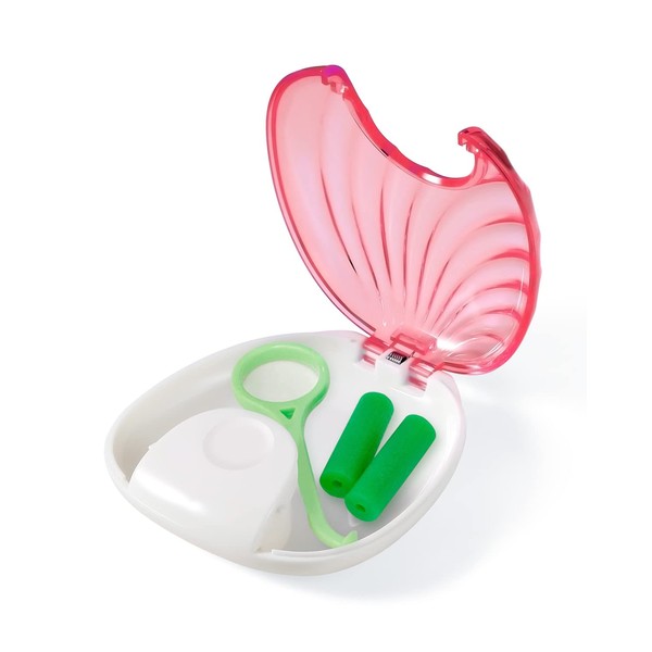 JMU Retainer Case, Pink Orthodontic Retainer Case, Dental Mouthguard Container