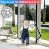 MUCH Magnetic Screen Door Hands Free Mesh Partition Curtain Keeps