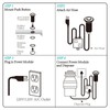 BESTILL Garbage Disposal Air Switch Kit with Dual Outlet, 3.6"