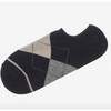 Hazzys (대구신세계)블랙 체크배색 면혼방 덧신양말3종세트 HJSS5E202WT (Daegu Shinsegae) Black Check