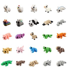 Baby Animal Mystery Pack | 3D Printed Articulating Figurines (5 Pieces)