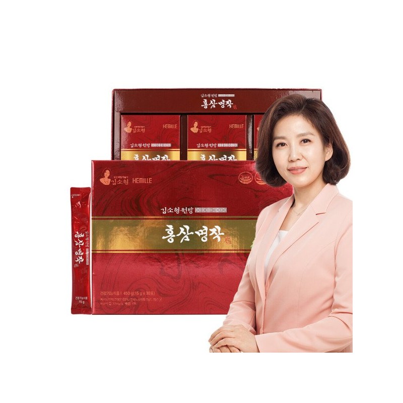 김소형 원방 홍삼명작진 15g 30포 Kim So-hyeong Korean Red Ginseng