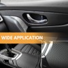 Upgrade 4D Black Carbon Fiber Vinyl Wrap for Cars 12"