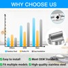 Upgraded W10766544 Gas Stove knobs Replacement for Whirlpool WFG540H0ES0 Range