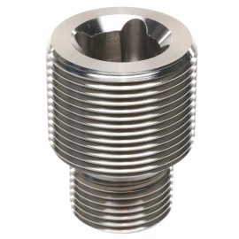 newparts2018 13/16"-16 to 1 1/8"-16 Silver Oil Filter Adapter for Duramax CAT 1R-1807 New