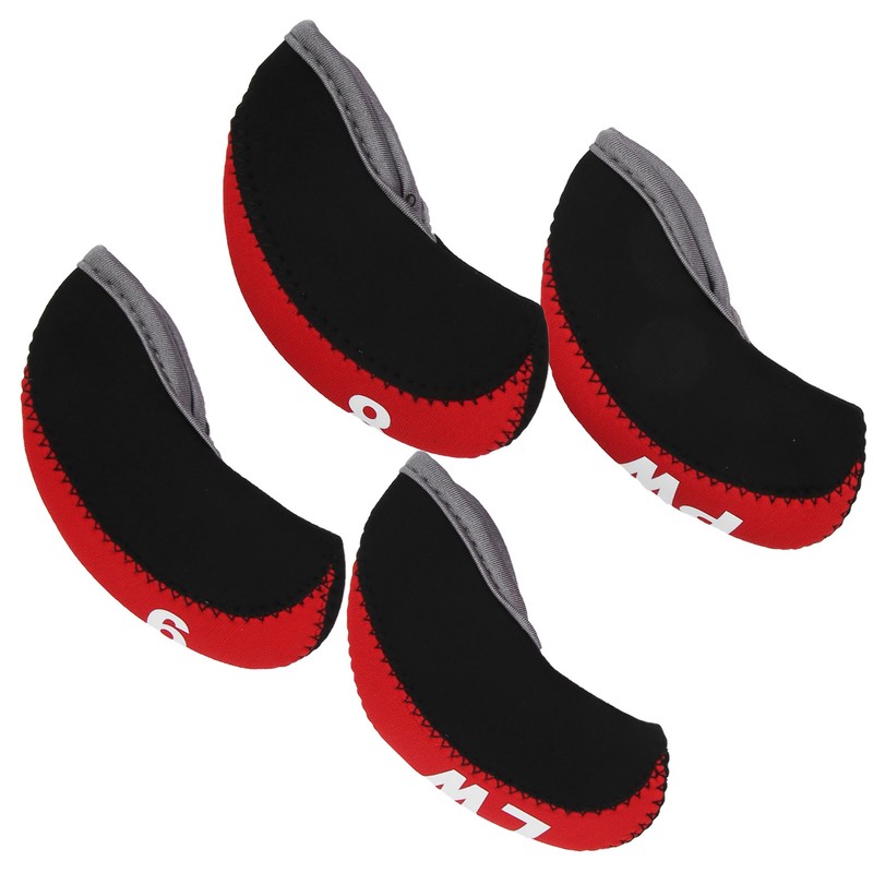 10Pcs/set Leather Golf Club Iron Head Covers Golf Putter Club