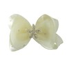 Starfish Flower Girl Hair Bow with Tulle Satin & Rhinestone