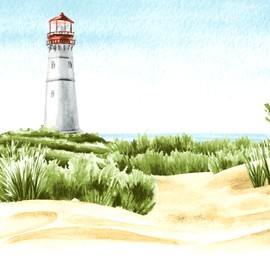 Beach Lighthouse Napkins - Pack of 20
