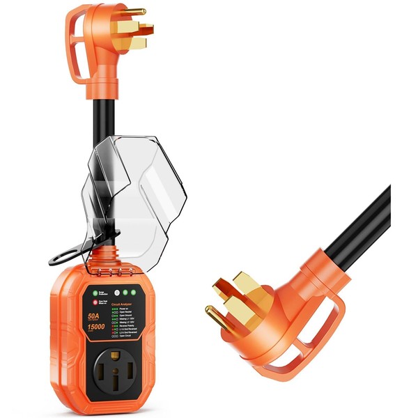 RV Surge Protector 50 Amp 15000J, Surge Protection RV Circuit