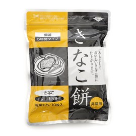 Tokyo Colony Long-Term Storage Food【Shelf Life 5 Years】 Instant Dried Mochi《Soak in Water for 3 Minutes to Eat》 Kinako Mochi HC2461 1 Piece (x 1)