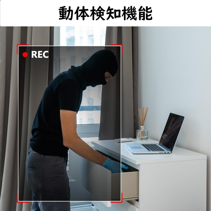 WANGJH-JP Small Camera, 1080P Image Quality, Motion Detection, Date and