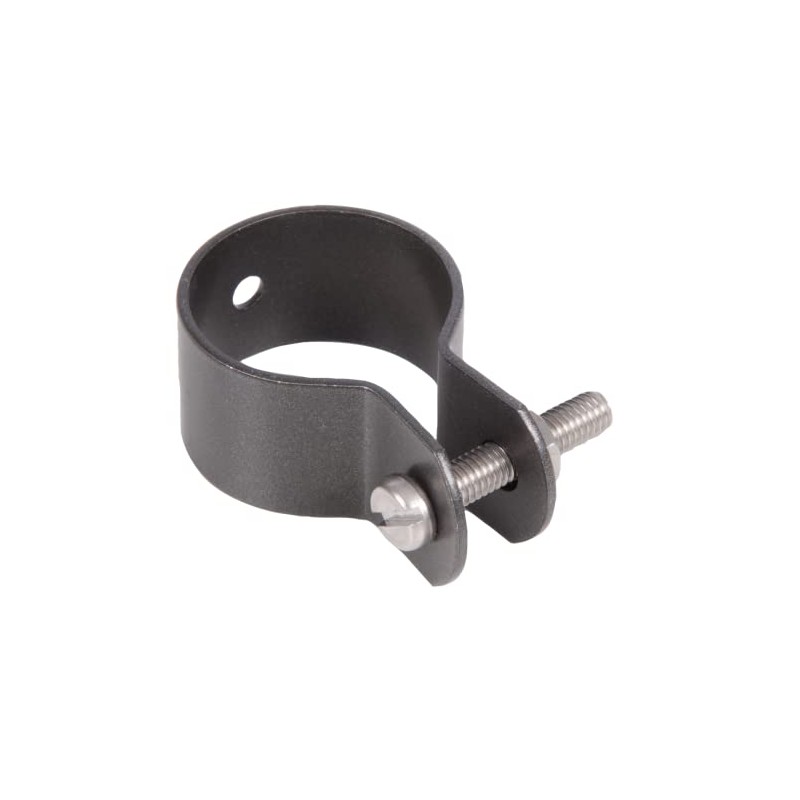 Alberts 655327 clamp for struts, galvanised, anthracite-metallic plastic-coated, clamp diameter
