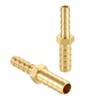 HARFINGTON 2pcs 5/16" to 1/4" Brass Hose Barb Fitting Metals