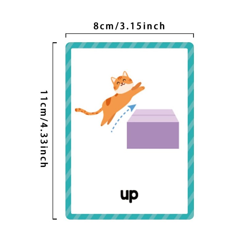 Lachilly Prepositions English Words Learning Flashcards, High Frequency Words, Beginning