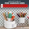 Masirs Small Rotating Makeup Organizer - Mini Yet Spacious Cosmetic