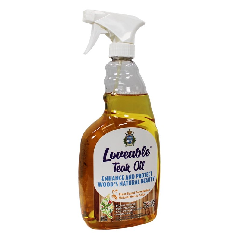 EcoDecors Loveable 24 oz Spray Bottle Teak Oil - 2