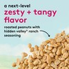 Snak Club Peanuts with Hidden Valley Ranch Seasoning, Roasted Nuts,