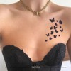 Nirbffo Butterfly Temporary Tattoo Waterproof Tattoo Women Tattoo Stickers 4